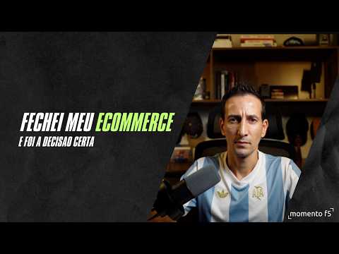 Montei um ecommerce sendo dev, estava faturando e fechei